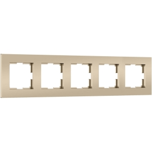 Рамка на 5 постов Slab (шампань софт) Werkel W0052911 (a071629)