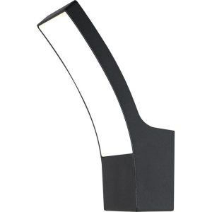 Уличный настенный светодиодный светильник Escada Dravite 30002W/02LED 11Вт, 1000лм, 4000K, Ra>80, металл/пластик, черный