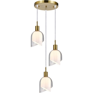 Подвесной светильник Indigo Rintocco V000615 (11074/3P Brass)