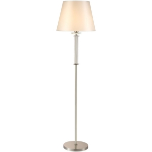 CRYSTAL LUX Торшер NICOLAS PT1 NICKEL/WHITE