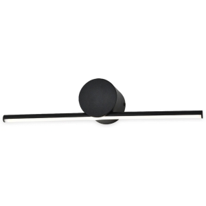 Настенный светодиодный светильник Escada Line 10281/1LED Black 10Вт, металл/силикон, чёрный