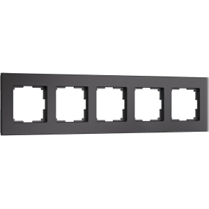 Рамка на 5 постов (черный) Werkel W0053108