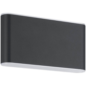 Архитектурная подсветка светодиодная Eglo Grutti 901026 2X6W (LED), 3000K, 4000K, 6500K IP65 алюминий, антрацитовый/пластик полупрозрачный