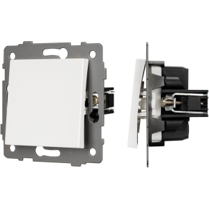 Механизм выключателя одноклавишный проходной SWT-MKP1-PL-WH-V (250V, 10A) (Arlight, -)