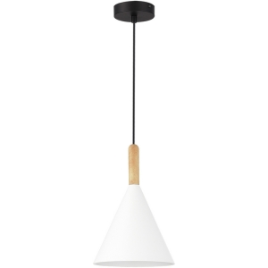 Светильник подвесной Evoluce Arket SLE1255-413-01 Черный/Белый E27 1*40W
