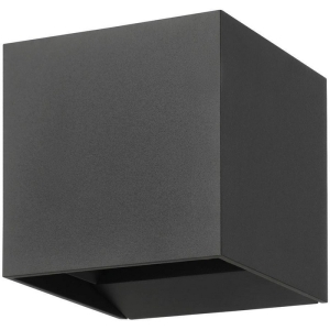 Архитектурная подсветка светодиодная Eglo Calpino 3 901065 2X2,8W (LED) 3000K литой алюминий антрацитовый/прозрачное стекло