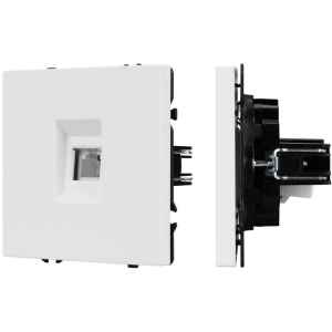 Механизм телефонной розетки SCT-NOBE-MTL1-SFPL-WH (RJ-11, 4C) (Arlight, Белый кварц) 054300