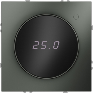 Терморегулятор электронный VOLTUM S70 VLS070106 с индикацией и датчиком для теплого пола, (титан)