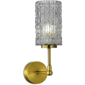 Бра ST Luce Gacciolo SL1240.301.01 Латунь/Дымчатый E27 1*60W