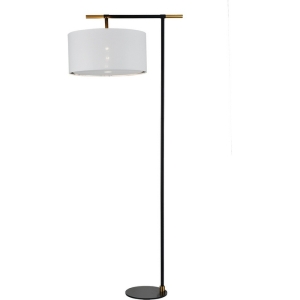 Торшер Escada Idea 10186/T 1x60Вт E27, металл/ткань, чёрный