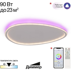 Потолочный светильник светодиодный с пультом Citilux Тrio CL215B260E