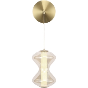Бра ST Luce Spine SL6136.201.01 золото/коньячный LED 1*6W 3000K