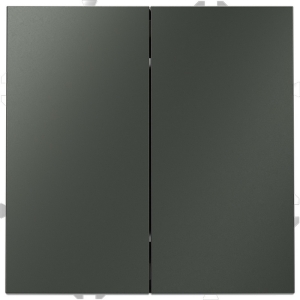 Проходной переключатель двухклавишный (титан) Voltum S70 VLS020306
