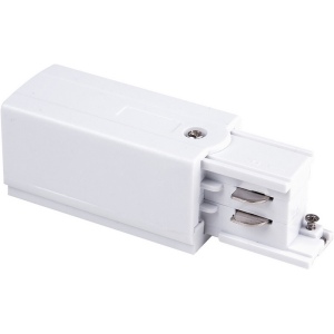 Ввод питания Elektrostandard 85105/00 для трехфазного шинопровода (левый) белый 85105/00