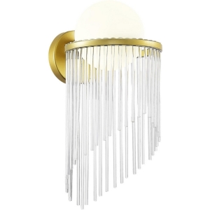 Бра ST Luce Allegro SL1511.201.01 Золотистый/Белый E27 1*60W