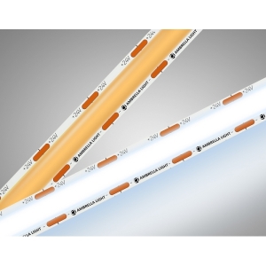 Светодиодная лента COB 616Led/19W m/ 24V IP20 6500K/ 5m*12mm*2mm (2 конт.) Ambrella Illumination GS4803