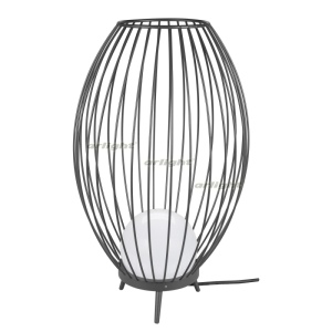Наземный светильник LGD-PEARL-BOLL-H574-12W Warm3000 (GR, 164 deg, 230V) (IP65 Металл) 030005