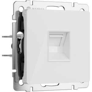 Розетка Ethernet RJ-45 (белый акрил) Werkel W1181041 (a064017)