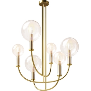 Потолочная люстра на штанге Maytoni Status MOD333PL-06BS