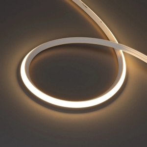 Светодиодная лента герметичная MOONLIGHT-3D-X544-10x10mm 24V Warm3000 (8 W/m, IP67, 5m, wire x1) (Arlight, Вывод боковой) 055190