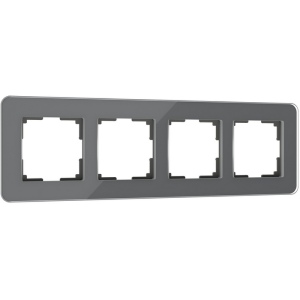 Рамка из стекла на поста графит (a057881) Werkel Elite W0042440