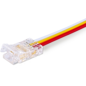 Соединитель гибкий односторонний COB CCT 12/24V для лент 8mm (3 конт.) (5шт) Ambrella Illumination GS7406
