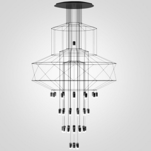 Подвесная люстра Wireflow Chandelier 0374 Suspension Lamp ImperiumLoft 40.1637-0 (75394-22)