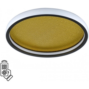 Потолочный светильник Sonex Shimmers 7736/60L металл/акрил/белый/золотой/черный LED 60Вт 3000-6000К D450 пульт ДУ