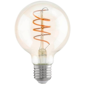 Лампа светодиодная G80, 4W(E27), 270lm, 2200K, янтарный Eglo Lm_Led_E27 110075