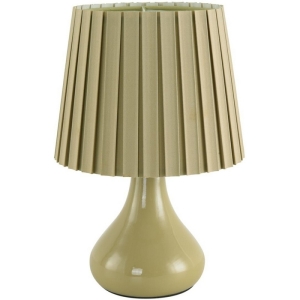 Настольная лампа Lumion Naina 8183/1T оливковый, керамика/текстиль E14 1*40W 220V