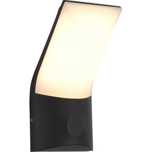 Настенный уличный IP54 светильник ST Luce Bright SL9543.701.01 темно-серый/белый LED 1*10W