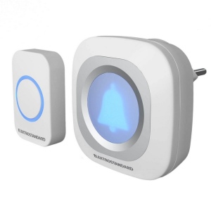 Кнопка звонка DBQ25M WL IP44 белый