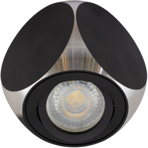 Накладной точечный светильник AM Group AM351 BK+AL
