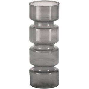 421077 Ваза декоративная DELNITE, H260, ?90, стекло, серый