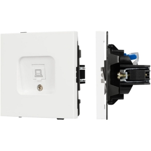 Механизм компьютерной розетки SCT-TENDO-MPC1-SFPL-WH (RJ-45, CAT6) (Arlight, Матовый белый)